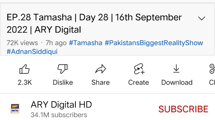 ZaeemAh16074241's tweet photo. Views on episode is telling the anger of people......Time to boycott it #TamashaGhar #UmerAalam #Bringbackumer #noumernotamasha https://t.co/EU3IAK42tP