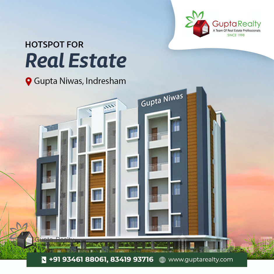 realty_gupta's tweet photo. Gupta Realty introduces its signature project, Gupta Niwas near Indresham. Contact us for site visit.

#GuptaRealty #GuptaNiwas #BestRealEstateCompany #Signatureproject #Affordableflatsforsale #propertyforsale #Luxuryhomes #Hyderabad https://t.co/W148KP3BDo