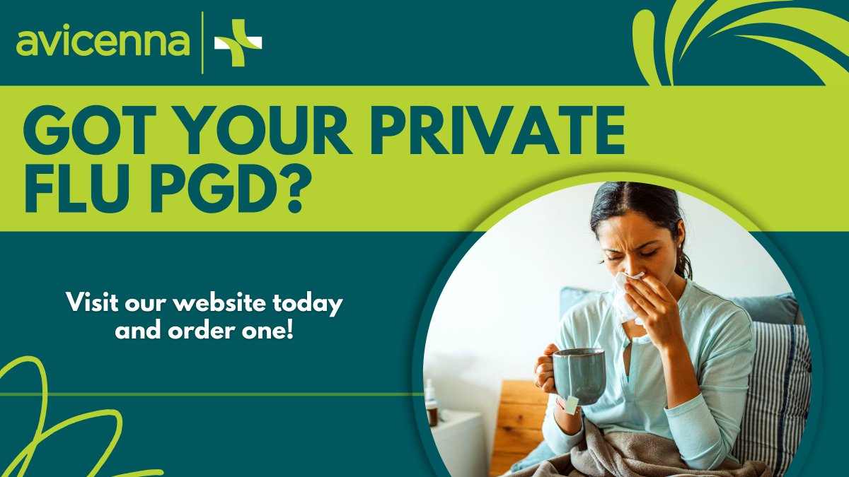 Avicennaplc's tweet photo. We're coming to the end of the Summer months.

Have you prepared for the #flu season and got your private Flu #PGD for this year? 💉

If not, to order one today visit our website here:

https://t.co/38imiydkGD https://t.co/8Os33QWcTl