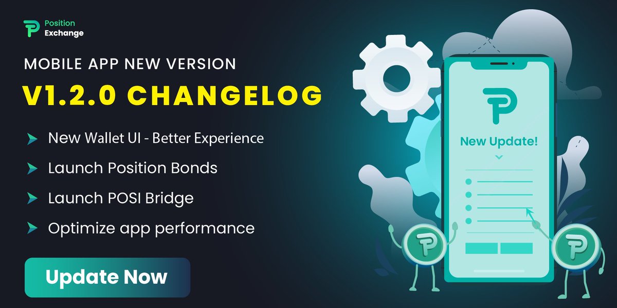 PositionEx's tweet image. Position Exchange V1.2.0 is here 🚀

Look through the changelog below and update now 👇

ow.ly/S83350KM8xU