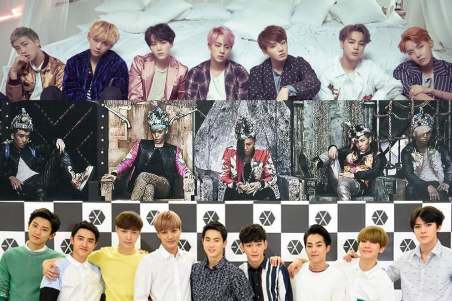 Pannkpop On Twitter The Biggest Hit Song By Male Idols Every Year Knetz React Https 