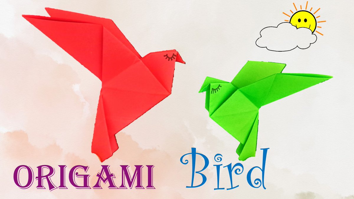 MimiKids_TV's tweet photo. Origami Bird super easy [2022] membuat burung dari kertas origami mudah ... #Origami #bird #origamibird
https://t.co/yu9YzKQ94M via @YouTube https://t.co/oC70zOgxPK