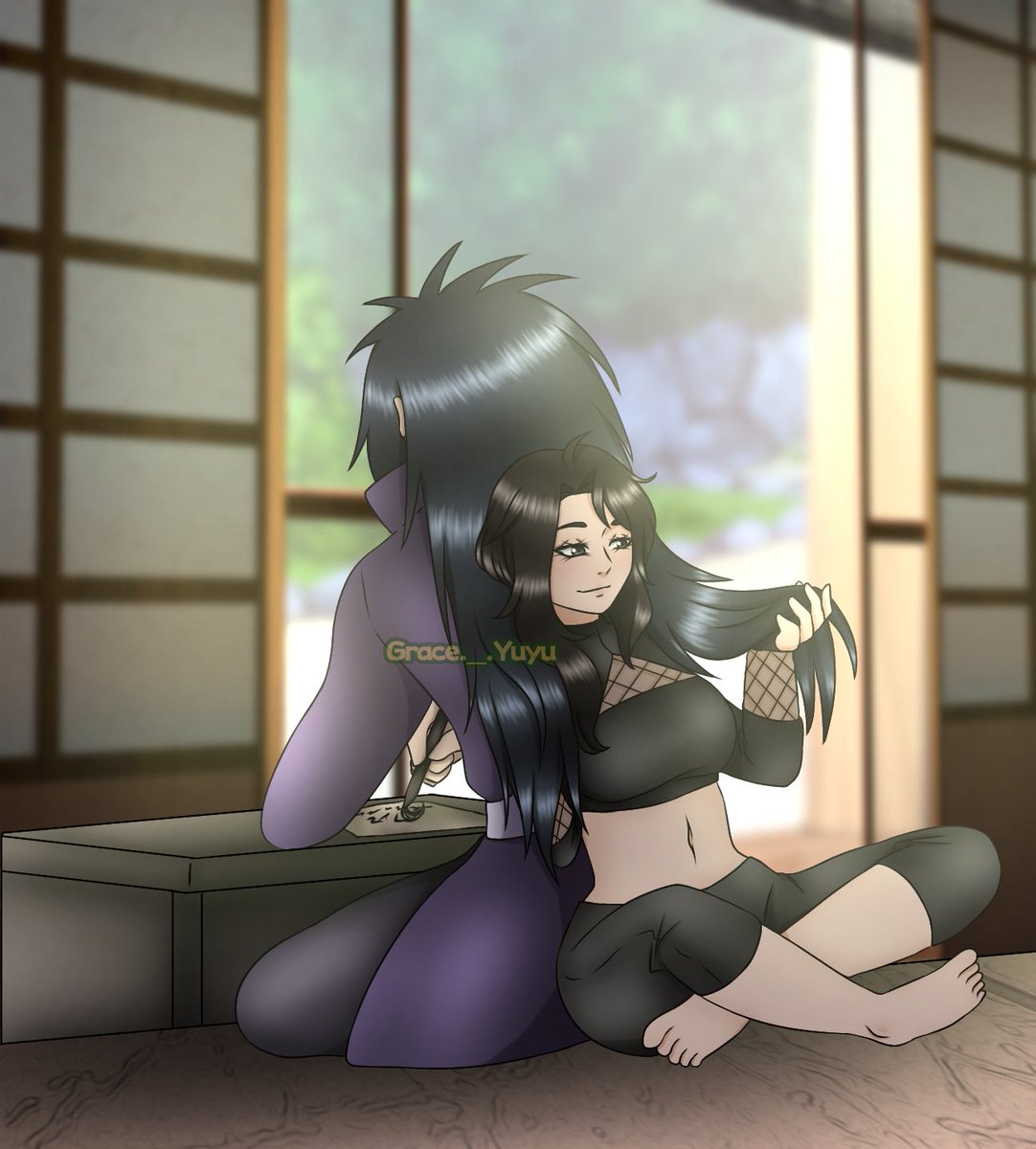 depresso_bean_'s tweet photo. Keeping the hubby company by playing with his hair✨
So have Madara & Jun because I love them
#naruto #narutooc #madara #madarauchiha #narutofanart #uciha #ucihamadara #narutoshippuden #ocxcanon #anime #manga https://t.co/0zDpTSoBOx