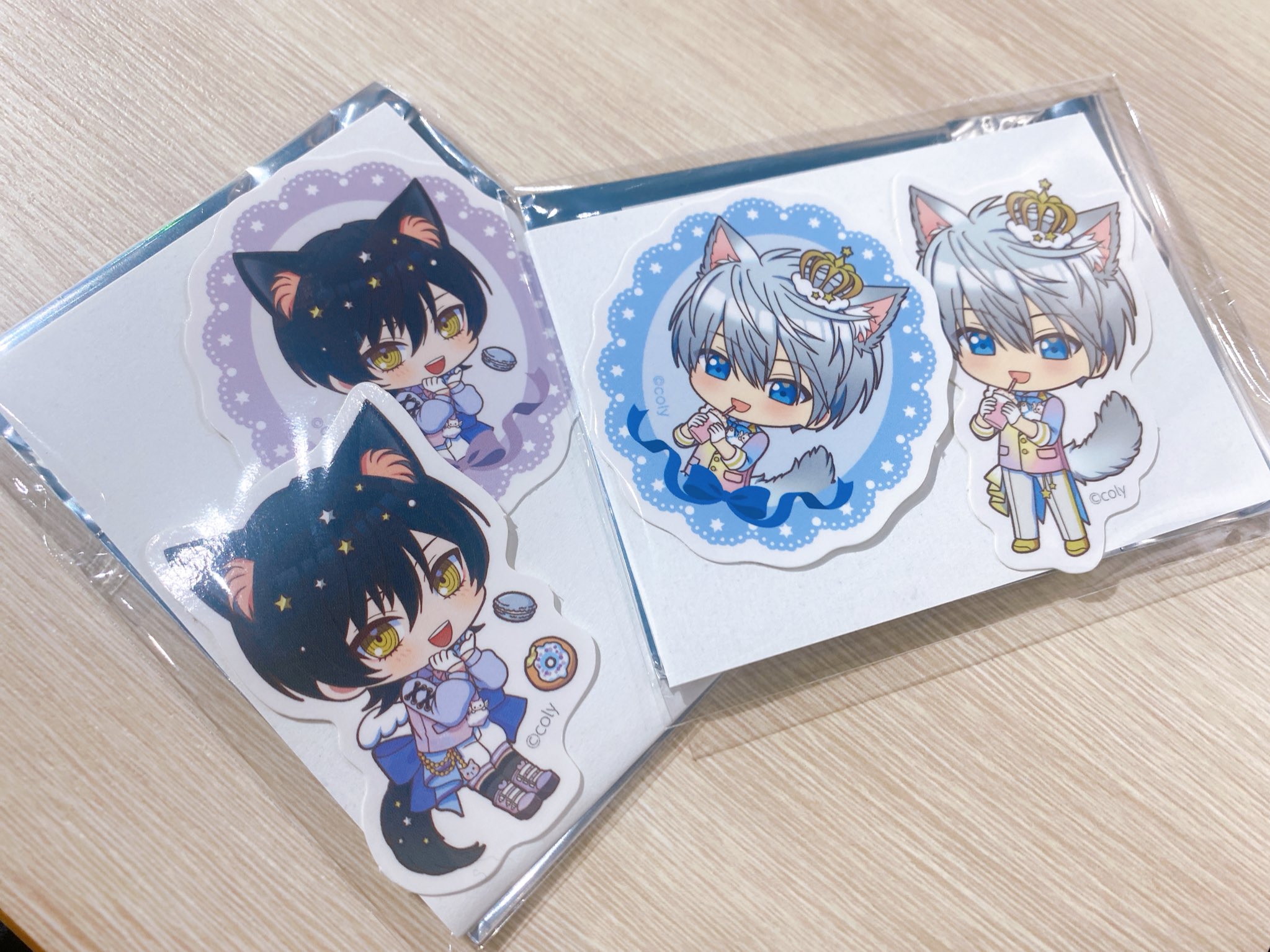 新品★まほやく【アーサー＆ブラッドリー】ハピホリ★アクキー 新品☆まほやく【アーサー＆ブラッドリー】ハピホリ☆アクキー
