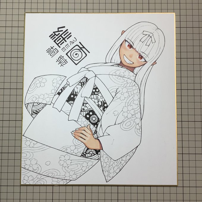 先に肌塗ると濃く見えがち…のはず。
次は髪 