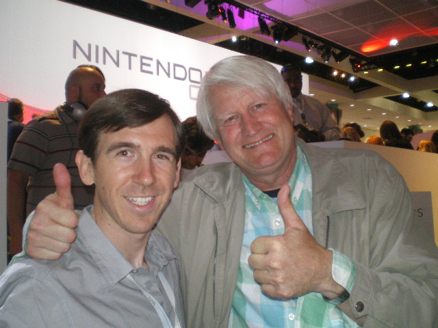 Charles Martinet and Paul Gale at E3 2010. #E3 #E32010 #CharlesMartinet #Nintendo #SuperMario #PaulGaleNetwork #PGNPics