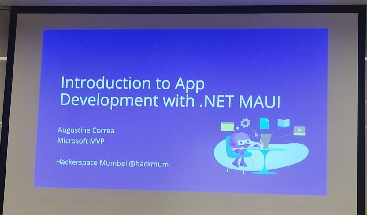 MicrosoftGuy_'s tweet photo. Kicking off with the workshop session and hands-on
@hackmum #dotnetMAUImum22 #dotnetmaui #xamarin https://t.co/h10qq0DKKp