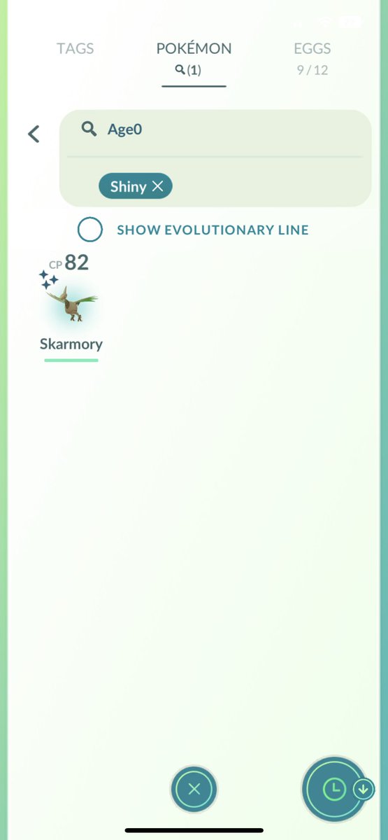 Solivanti13's tweet photo. I think my luck is running out 🙃 #pokemongo #pogo #skarmory #ShinyPokemon #steelevent https://t.co/sDvmAqkSx9