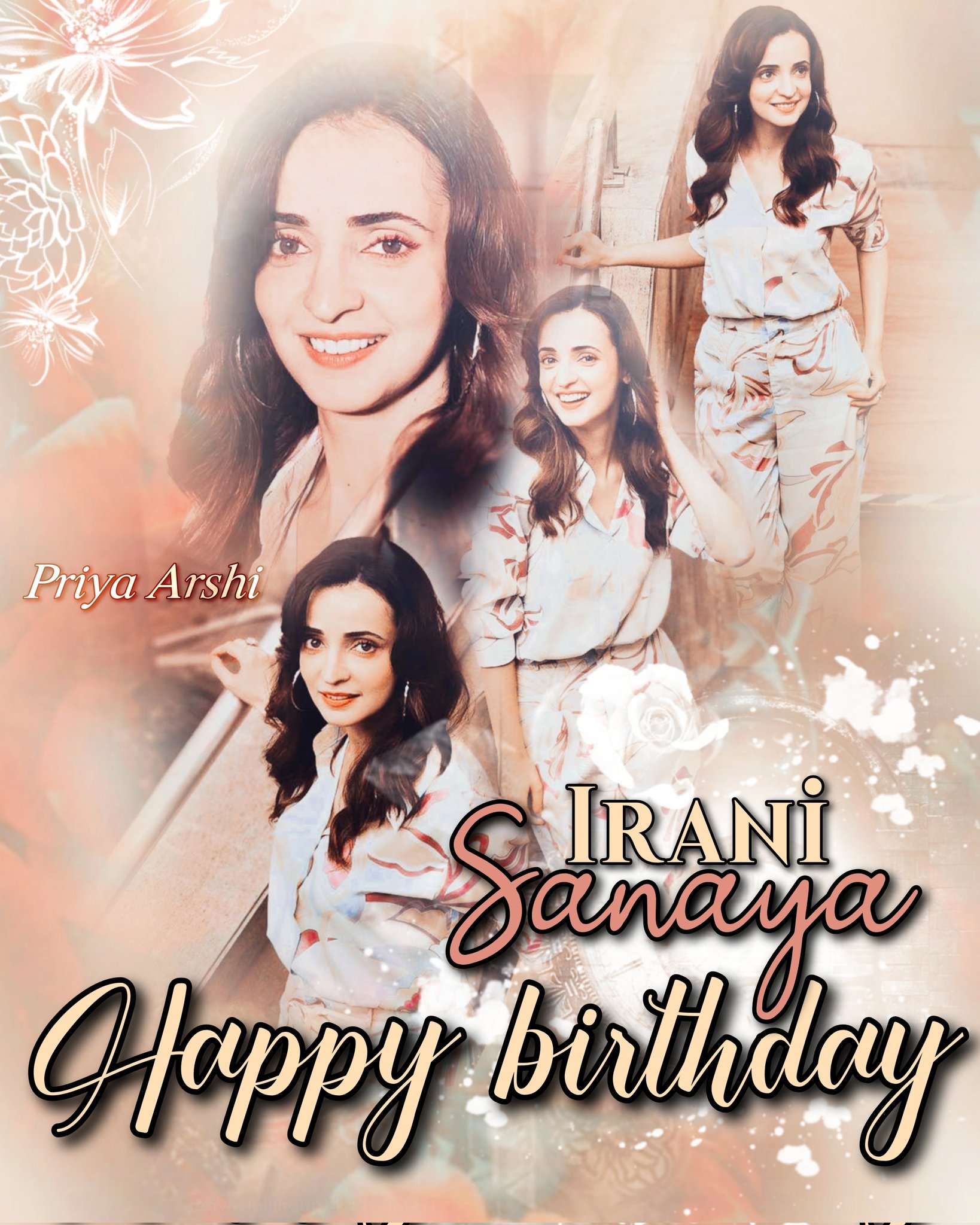 Wish you a very happy birthday Sanaya Irani        HAPPY BIRTHDAY SANAYA IRANI 