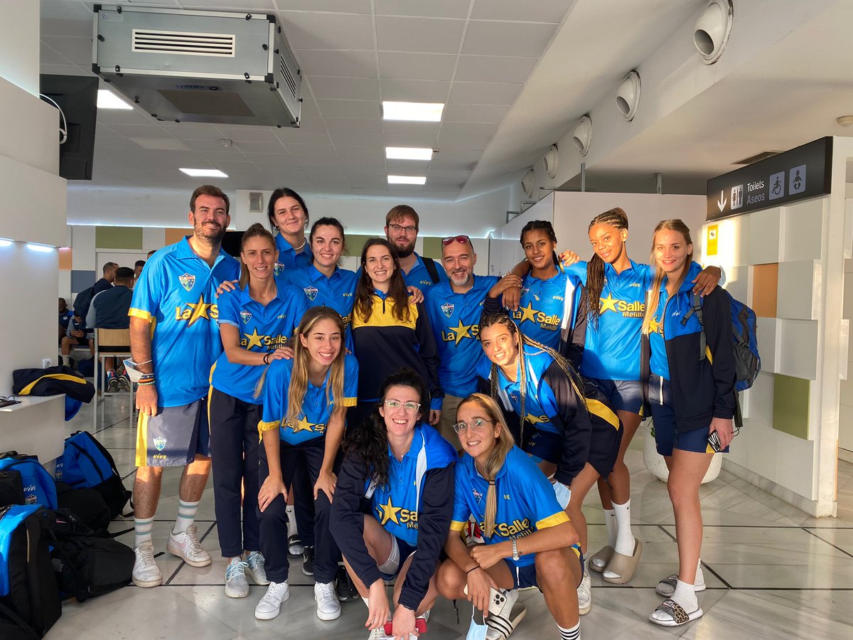 ClubSalle's tweet photo. Nuestro equipo de la #LFChallenge preparado para ✈️ hacia tierras madrileñas para disputar el XV Memorial Antonio de la Serna que se celebra en Alcobendas y que disputan también @cbalcobendas, @basketleganes y @realcanoe . https://t.co/gf225G4VKh
