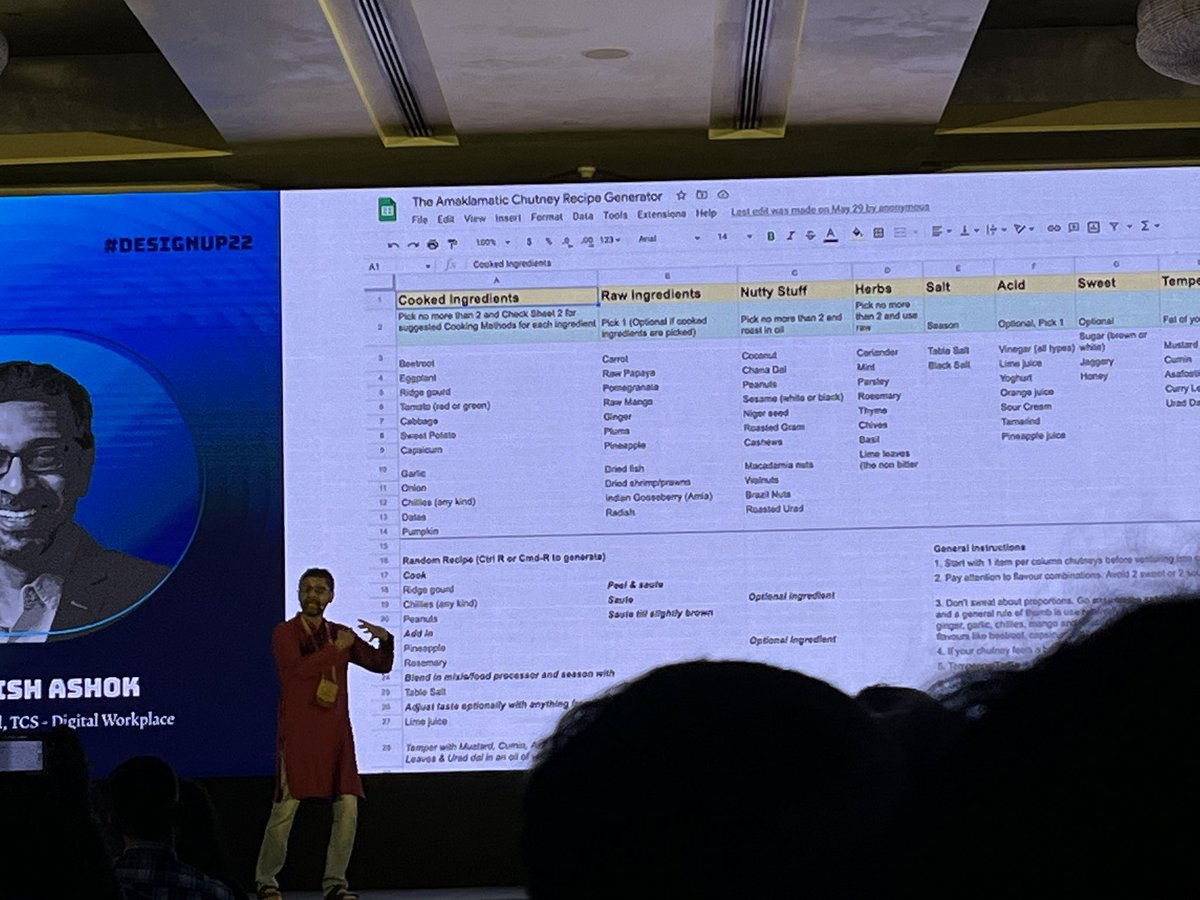 apoorva_ag_'s tweet image. And only @krishashok can share the most important lesson of design “creativity needs Lego bricks” by giving example of his chutney maker! 

#DesignUp22 #networkisnetworth