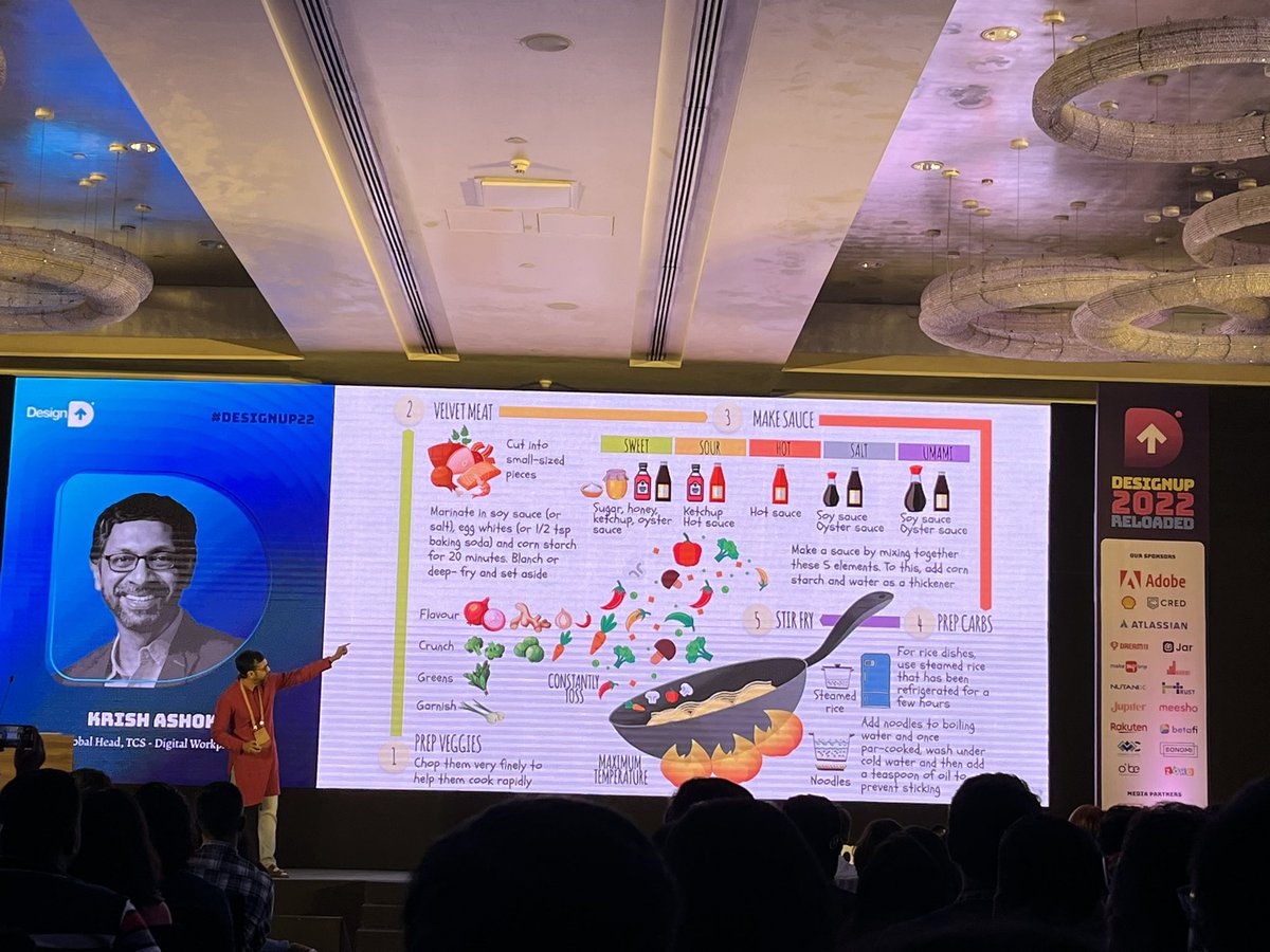 apoorva_ag_'s tweet image. And only @krishashok can share the most important lesson of design “creativity needs Lego bricks” by giving example of his chutney maker! 

#DesignUp22 #networkisnetworth
