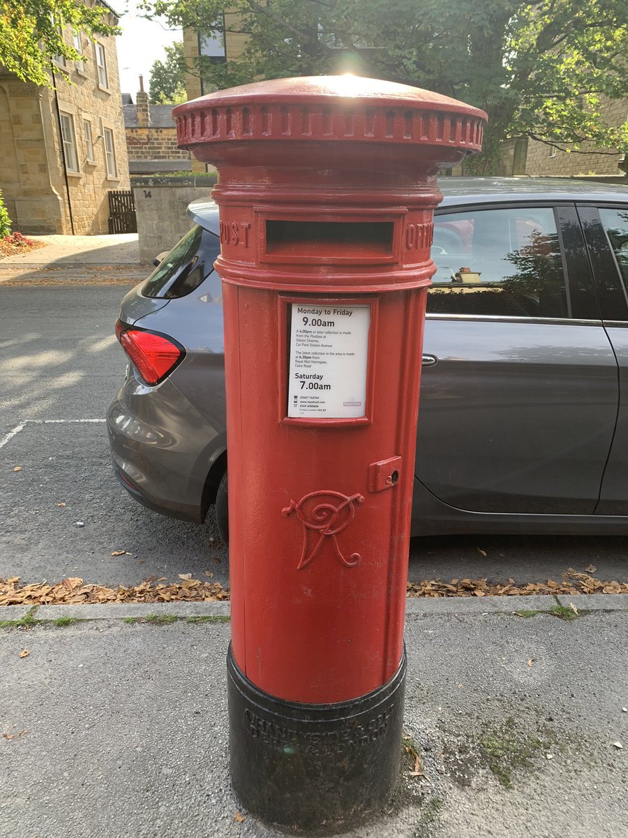 Seemed fitting to share this one which stands on Queen Parade, Harrogate #PostboxSaturday