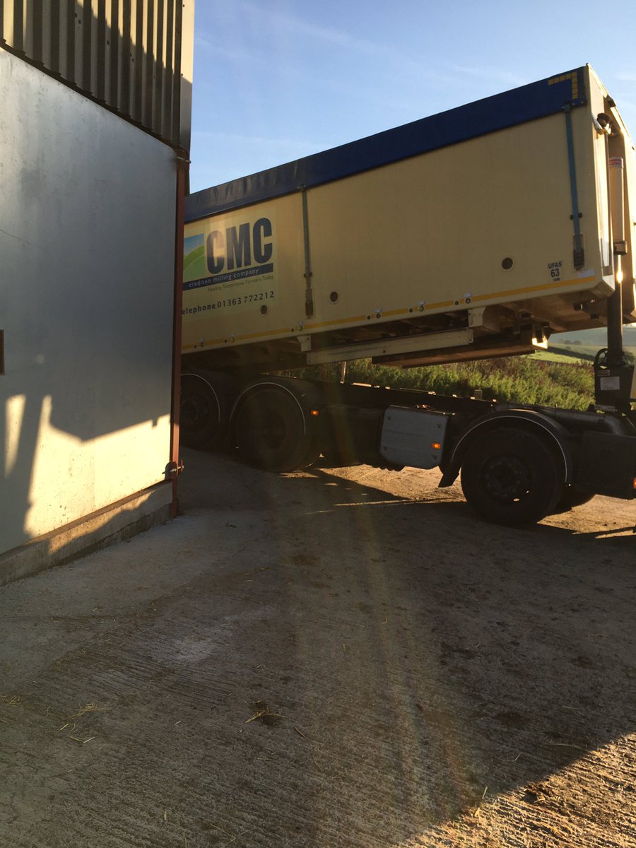 Forgot to order cake, realise I’m running low. Ring up Thursday evening In a panic. <a href="/CreditonMilling/">Crediton Milling</a> slip a load in Saturday morning. Great service once again