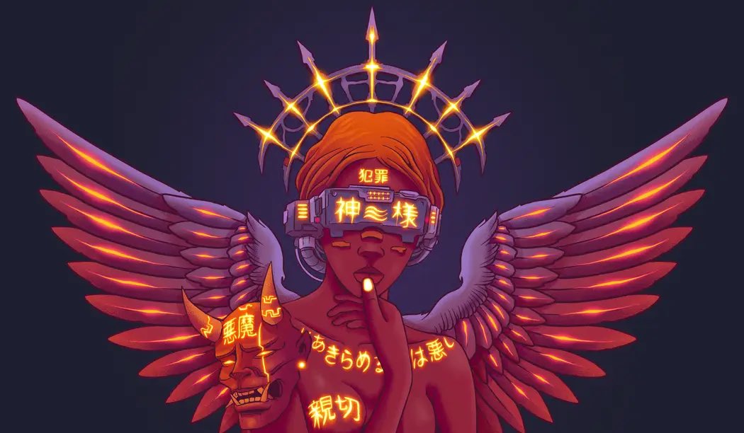 LilApeCapital's tweet photo. All I’m going to say is the lead artist on @UkiyoNFT_ is incredible 

Check out some of their previous 1/1 work @newpunkart69 https://t.co/SZYs8zOOd9