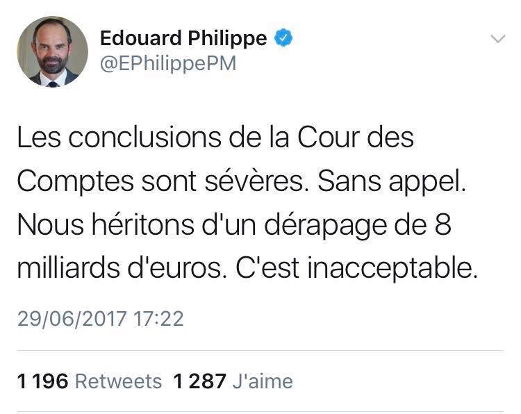 ThCastioni's tweet photo. @EPhilippe_LH La mémoire d'Internet est sans pitié pour les escrocs.
On imagine sans peine ce que vous vous permettriez en l'absence de RS, pour ricaner lors de l'incendie de NDDP ou pour feindre la surprise d'un bilan financier hérité de votre ami Macron alors ministre du budget.
#Meprisable https://t.co/2lo9919jYC