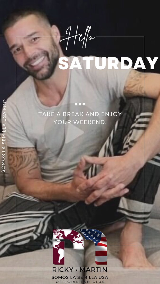 UsaSemilla's tweet photo. No hay nada como pasar un fin de semana entero en pijamas escuchando Play de @rickymartin. Búscalo en tu plataforma favorita. Link in our bio!
#play #rickymartin #newmusic #orgulloboricua #sexysouls #rickymartinfans #rickyfans
#weekendvibes #weekendtrip #happyweekend #weekend https://t.co/sYnhF6a29p