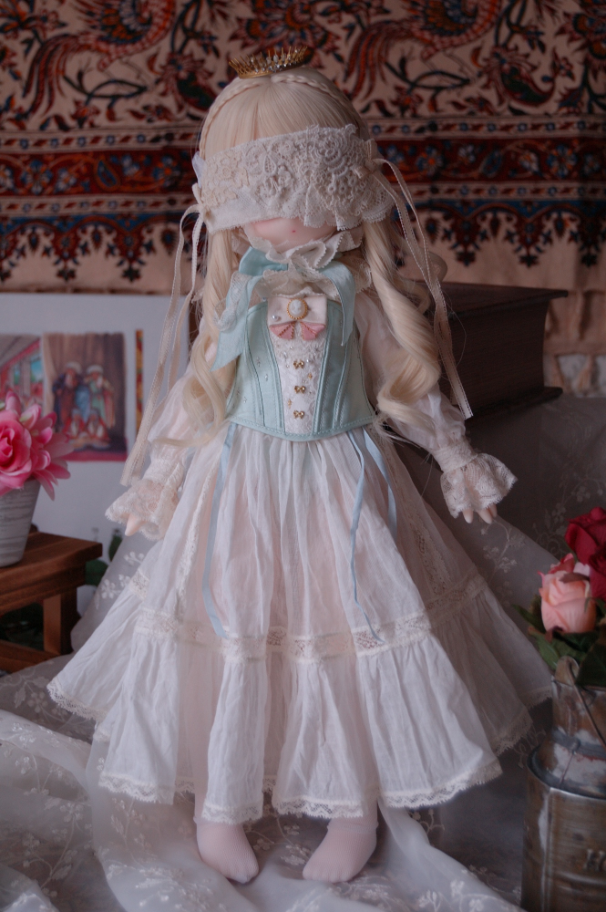 kumazawapenguin's tweet photo. ドールショウ67 フルセット！
ウィッグも当日 RosenliaDoll 様で買い求めました。
編み込みツインテールがキュートです🥰

#awonori　#cecemame　#Robins_egg　#RosenliaDoll https://t.co/vhbD6oAlnc