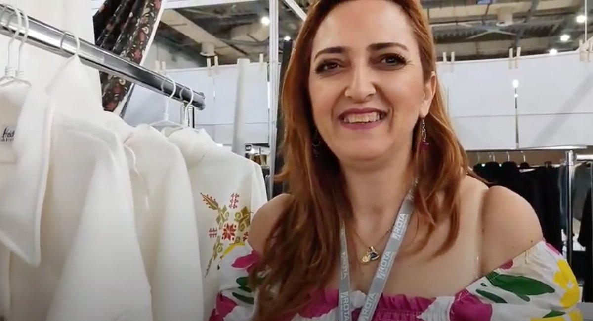 Heidi-Fashion is a brand from #Palestine  Wonderful Arab embroidery and comfortable clothes  👕 for this winter. 
Today, we'll fill the #athensfashiontradeshow talking about what ethical and sustainable Mediterranean fashion from <a href="/themednew/">THEMEDNEW</a>  means 😍

#GOMED @ENICBCMed