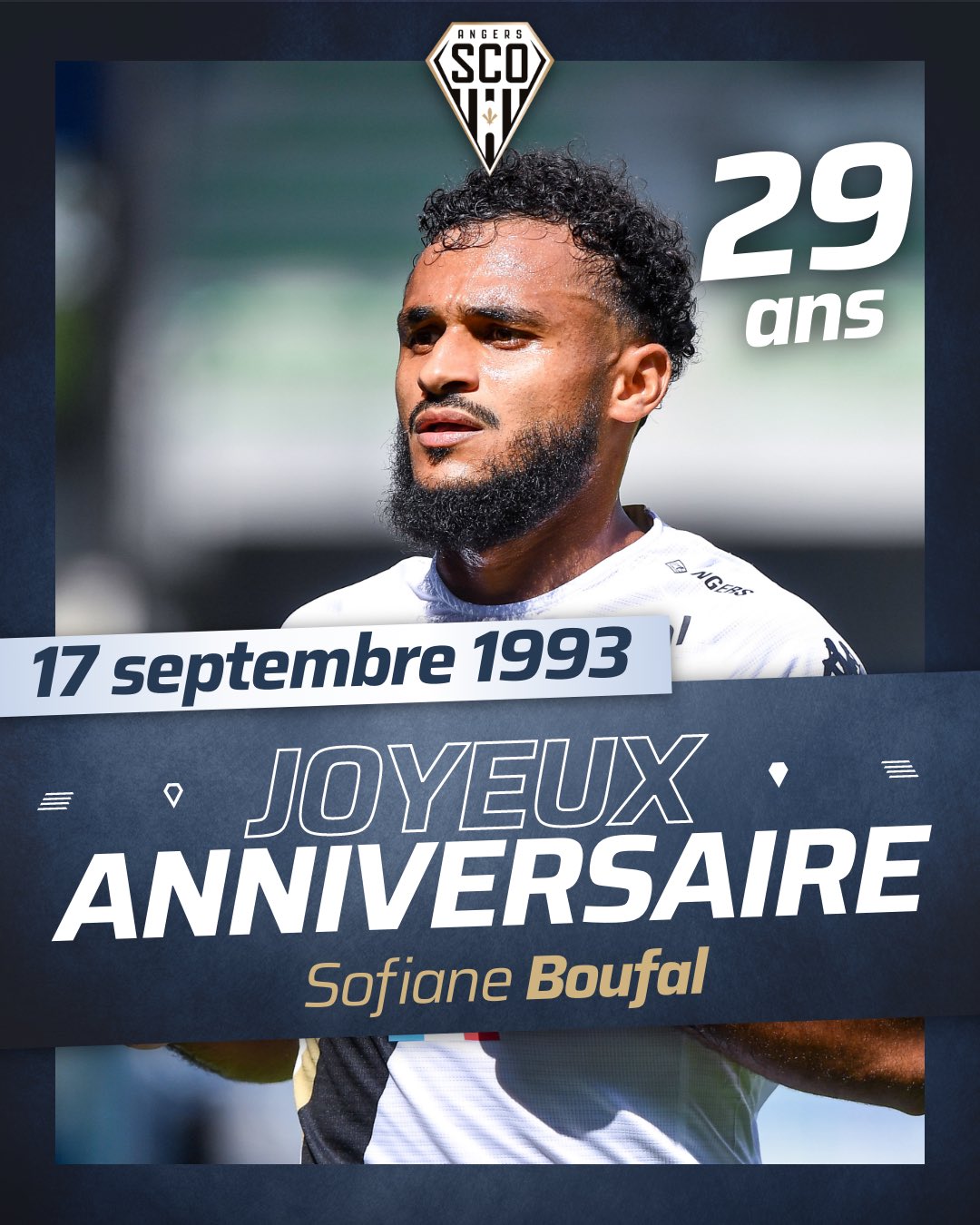 Angers Sco Nous Souhaitons Un Tres Joyeux Anniversaire A Votre International Marocain Sosoboufal19 Qui Fete Ses 𝟮𝟵 𝗮𝗻𝘀 Aujourd Hui T Co Pvit02cpv1 Twitter
