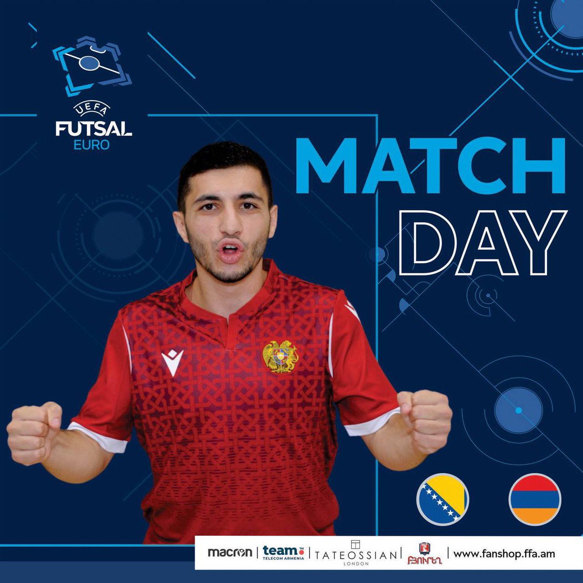 OfficialArmFF's tweet photo. Matchday for Armenian Futsal National team🇧🇦🇦🇲
#futsalWC #Futsal #Armenia #Հայաստան #ArmeniaFNT #BIHARM 🇧🇦🇦🇲 https://t.co/t1RDgVbPS0