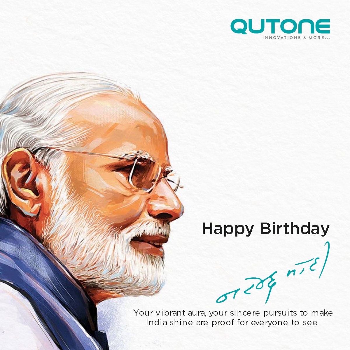 QutoneIndia's tweet photo. Wishing our honorable PM @narendramodi ji a Happy Birthday. 

#qutonetiles #qutonefamily #happybirthday #narendramodi #narendramodibirthday #indianpmmodi #qutonewisheshappybirthdaymodiji #modiji🙏 #ourprimeminister❤️ #primeministerji #primemistermodi #Tiles #Slabs #WallTiles https://t.co/IXgz0YfOnU