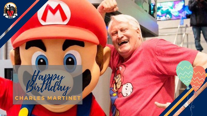 Happy Birthday to our favorite plumber in red, Charles Martinet!  