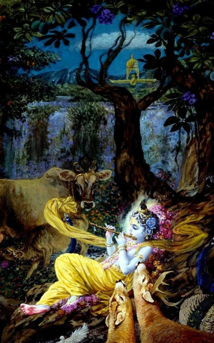 DBhagvadgita's tweet photo. "One who has developed attachment to Krishna is Krishna Conscious. Krishna Consciousness The Topmost Yoga System" https://t.co/qgPFos3Fil