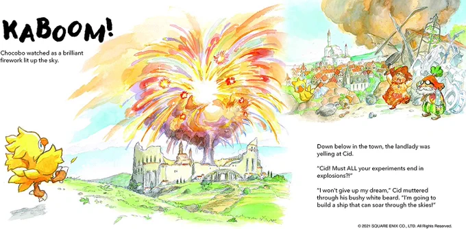 Chocobo and the  A Final Fantasy picture book 
