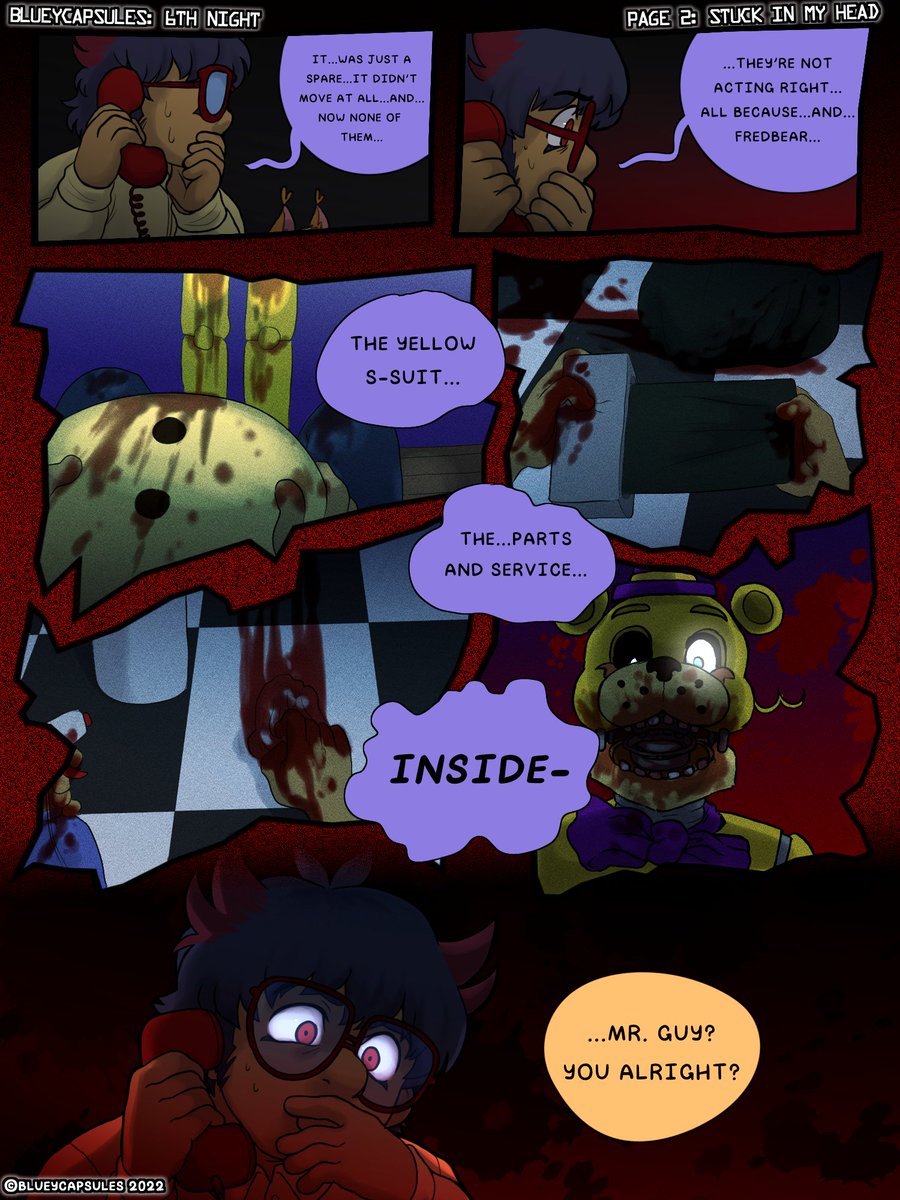 The blueycapsules fanmade comic - by FeddyDaBear67