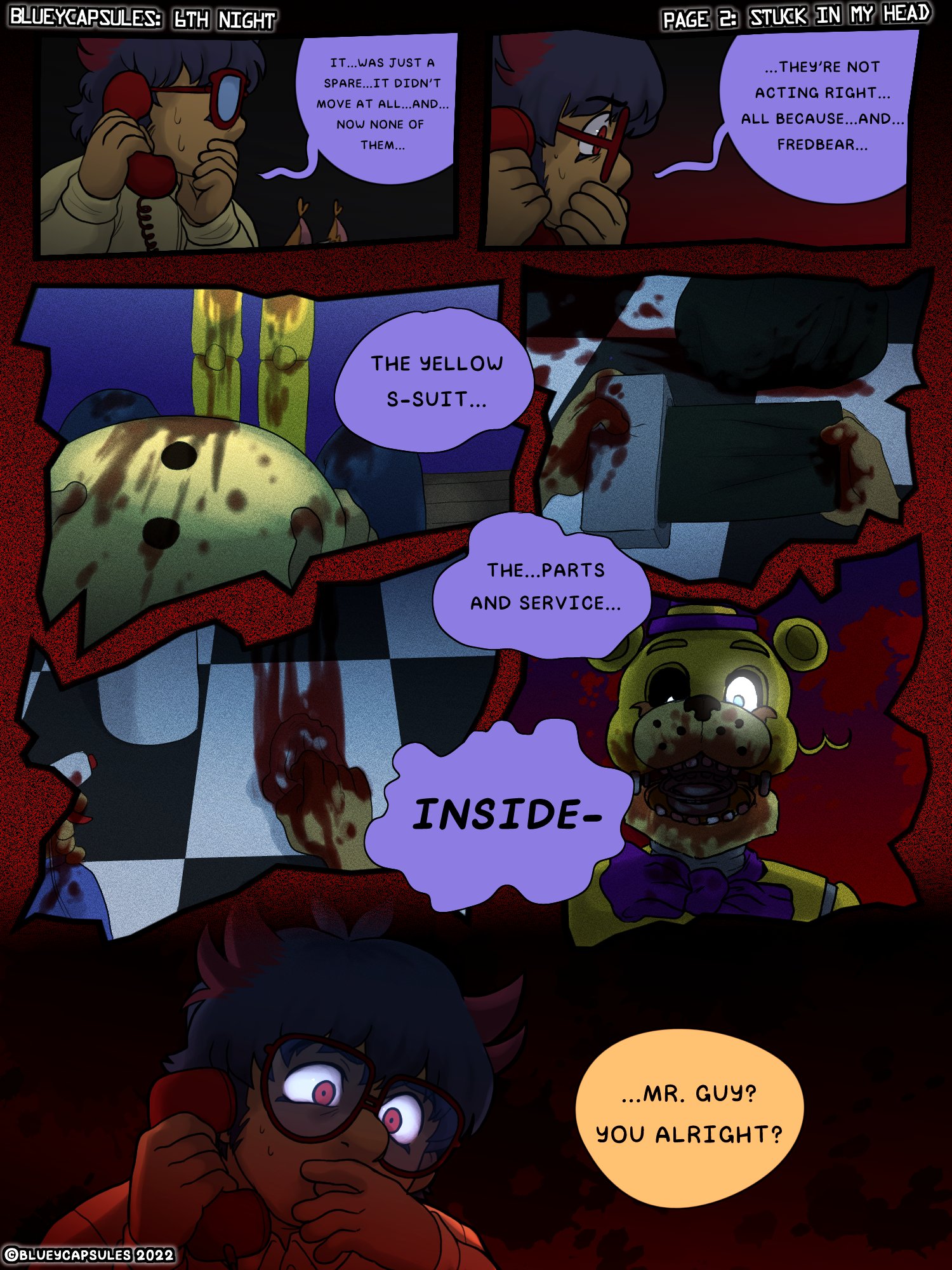 The cold truth a blueycapsules panel redraw, Henry Emily :  r/fivenightsatfreddys