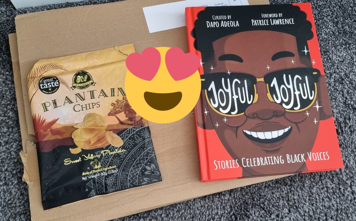 Guess what arrived this morning (along with some plantain chips 😍) excited to get stuck in again! @MacmillanKidsUK @DapsDraws @JerichoPrize 🥳📚

#BookTwitter #blackbooksmatter #bookblogger