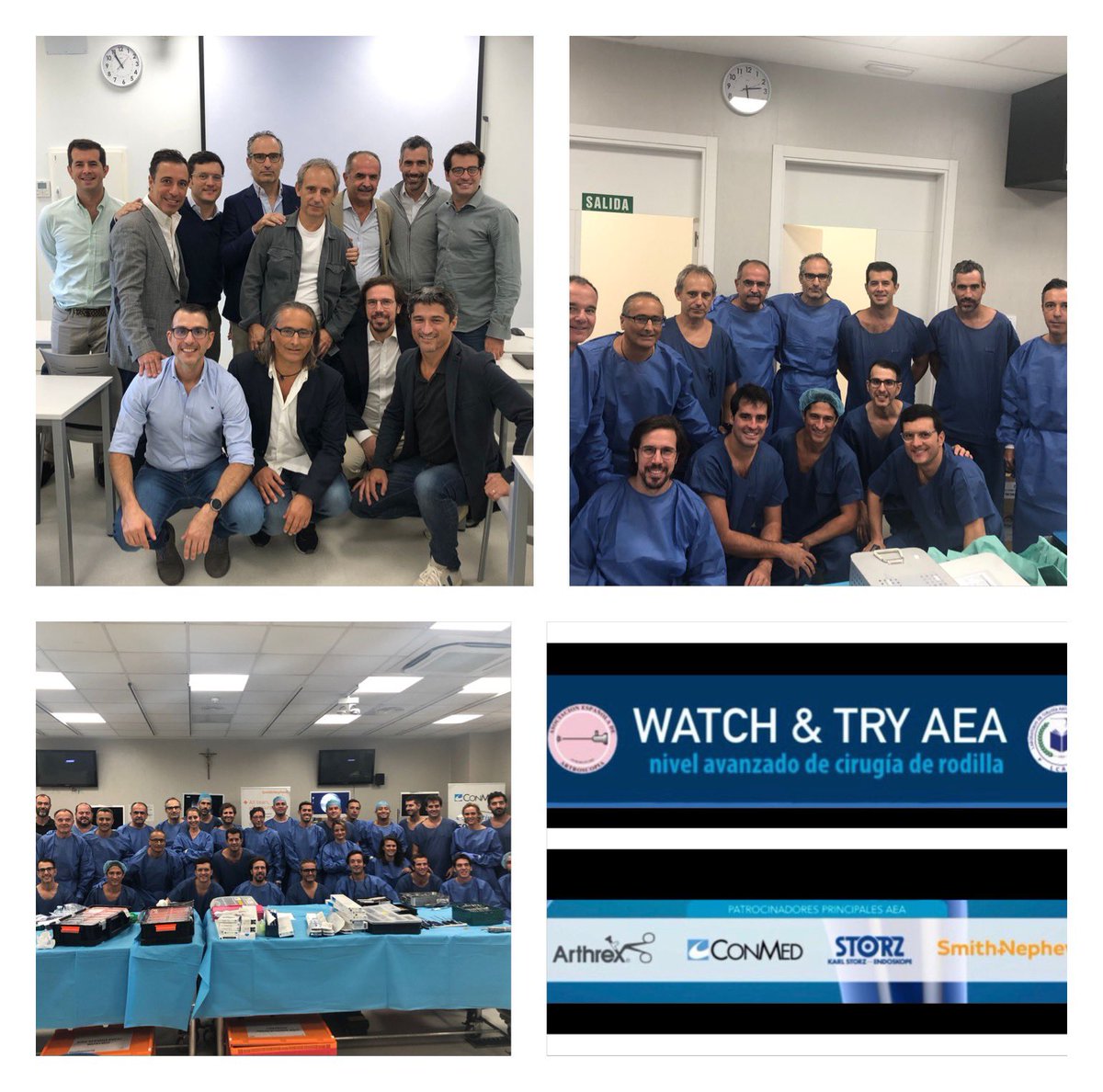 🟣CURSO RODILLA WATCH &amp; TRY🟣

‼️Fantástico curso de artroscopia de RODILLA que han disfrutado nuestros alumnos‼️

▪️Gracias a todos los profesores, casas comerciales y organizadores por el alto nivel de formación y docencia

🙌OS ESPERAMOS EN LA SIGUIENTE EDICIÓN🙌