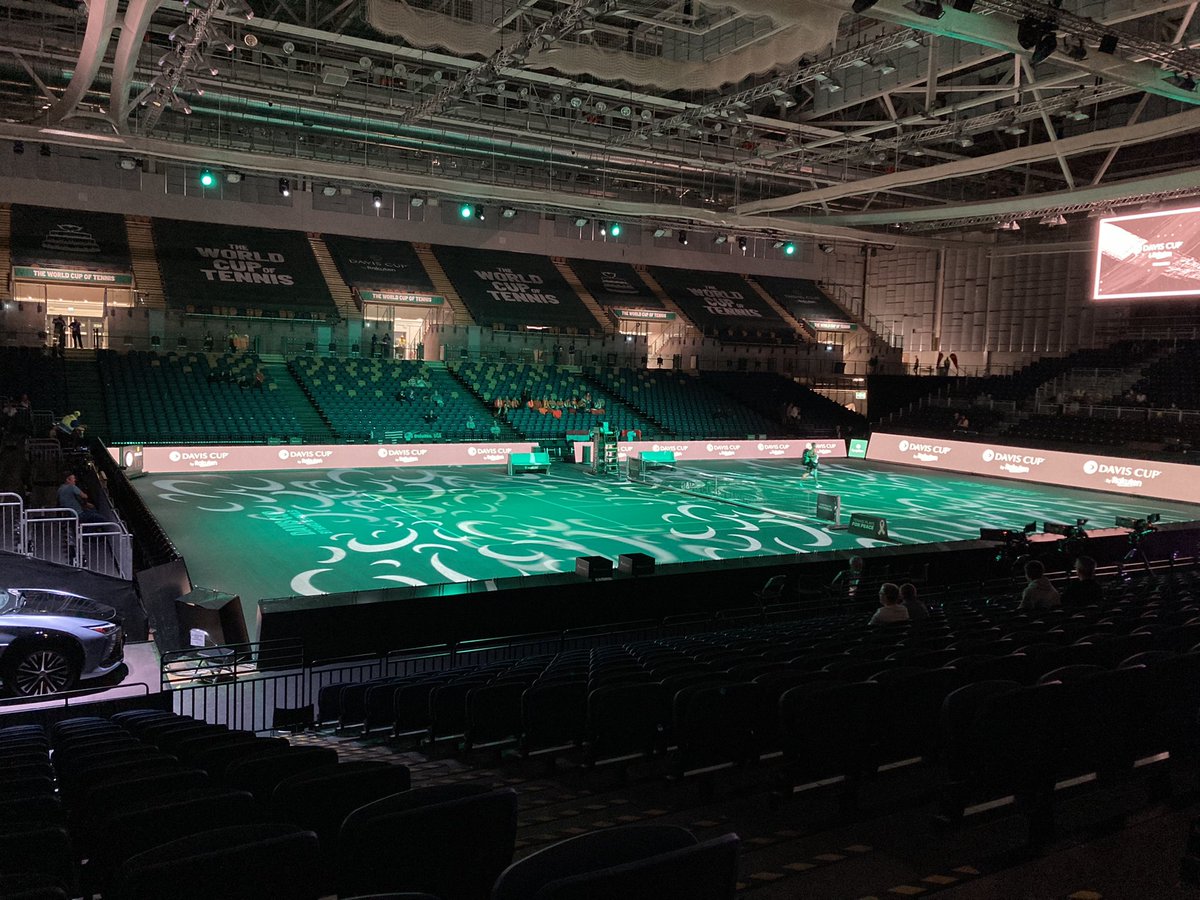 Something different today - a bit of Daddy-Daughter time at the <a href="/DavisCup/">Davis Cup</a> World Cup of Tennis in Glasgow. #daddydaughter #Glasgow #tennis #USAvNetherlands