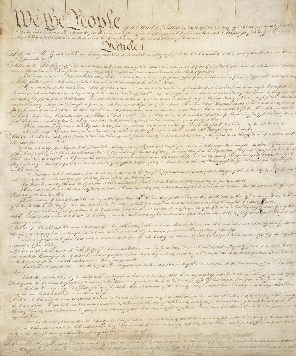 #OnThisDay in 1787, George Washington and 38 delegates signed the Constitution at Independence Hall in Philadelphia, creating a new government for the United States of America.