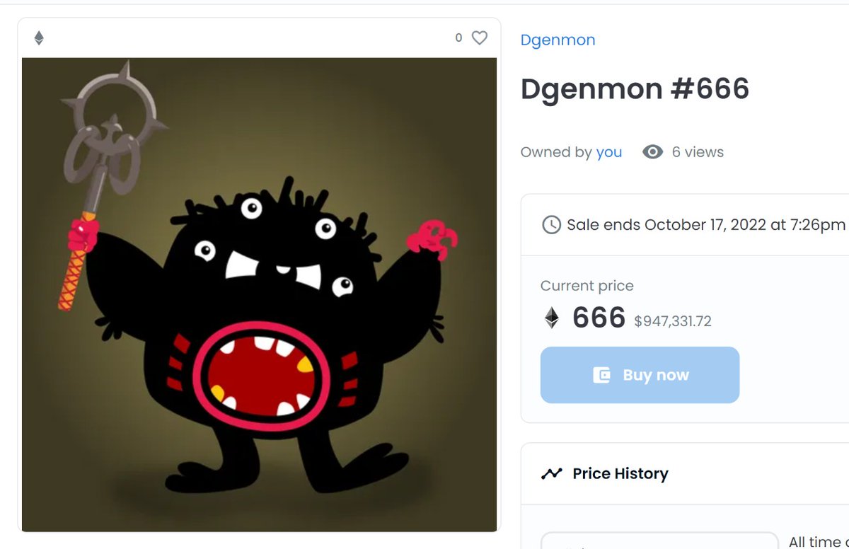 Just revealed my <a href="/DgenMon/">DGENMON EVO</a>! 
Got my lucky number with the matching views. 
Price made sense? <a href="/klavers3/">Klavers3</a> <a href="/MetaRepublikNFT/">MetaRepublik Ø</a> <a href="/0xkeON/">keON</a>