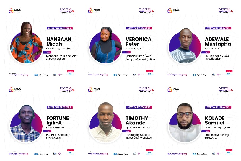 AI_len20's tweet image. 2days Bootcamp on Digital Investigation by @segunthescribe the founder of Digital Security Village. starting today, 5 pm.
#CyberSecurity #cyberstarters #dsv #Bootcamp #cyberattacks #Linux #dibootcamp