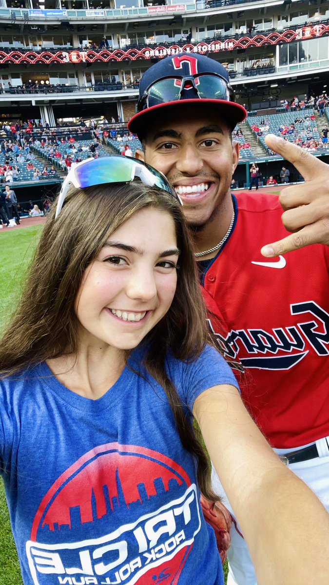 BrendaCuller's tweet photo. Confidence is built through sport. #Fisrtpitch #HondaGuardstheLand 10-years of 🥎paid off when K threw a strike for the first pitch. Then she challenged @richiemille to join her in a #Triathlon https://t.co/tl5rHgFhfL