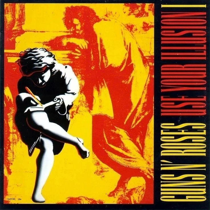 GNREveryDay's tweet image. On this day in 1991 - Guns N' Roses released the Use Your Illusion I and II albums