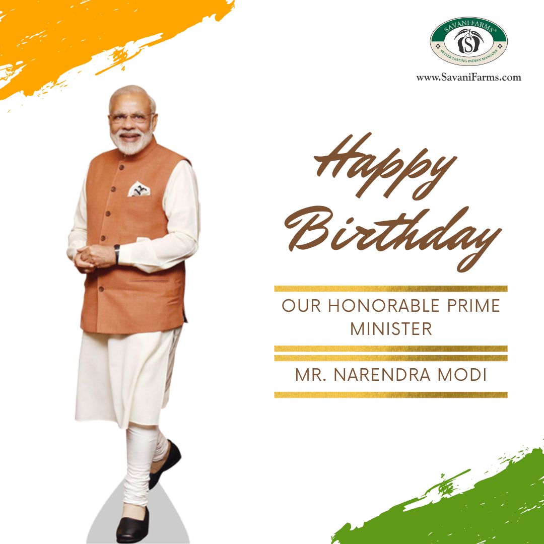 Savanifarm's tweet photo. "I did not get an opportunity to die for the country, but I have got an opportunity to live for the country"

Happy Birthday to Honorable Prime Minister Shri Narendra Modi Ji.

#narendramodiji #primeministerofindia #happybirthday #savanifarms https://t.co/bwlM22O656