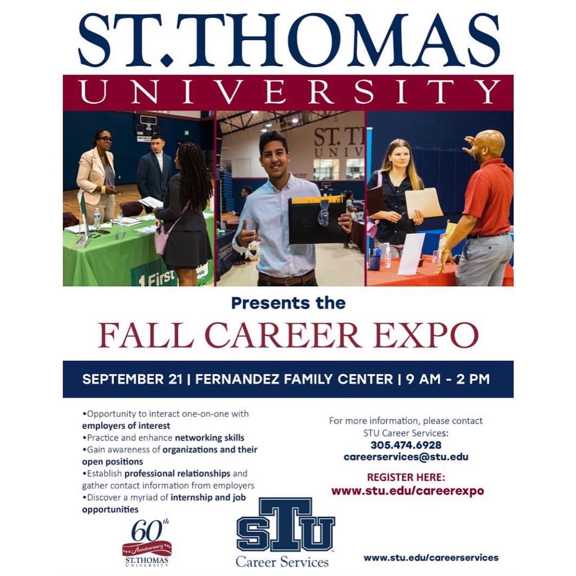 STU_SGA's tweet photo. Hey Bobcats, let’s get you #CareerReady‼️✅ Next week will be a series of events that will prepare you for the Career Expo. In collaboration with Career Services, and @Stufashionmiami to aid you in preparing for the #workworld and #lifeaftercollege ! 🔴🔵 #STUwards #stulimitless https://t.co/DwEsodYWoz