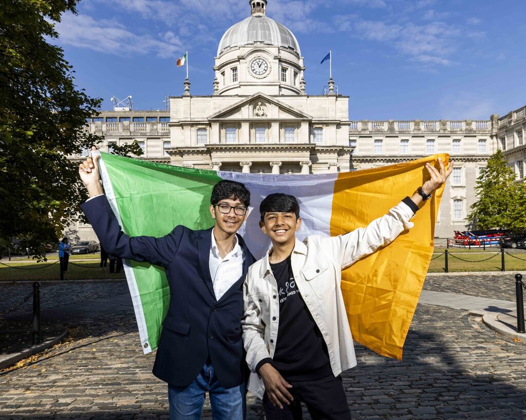 BTYSTE2022 winners Aditya Kumar and Aditya Joshi, have scooped 1st prize  at this year’s European Union Contest for Young Scientists (EUCYS) with their project entitled: “A New Method of Solving the Bernoulli Quadrisection Problem”.