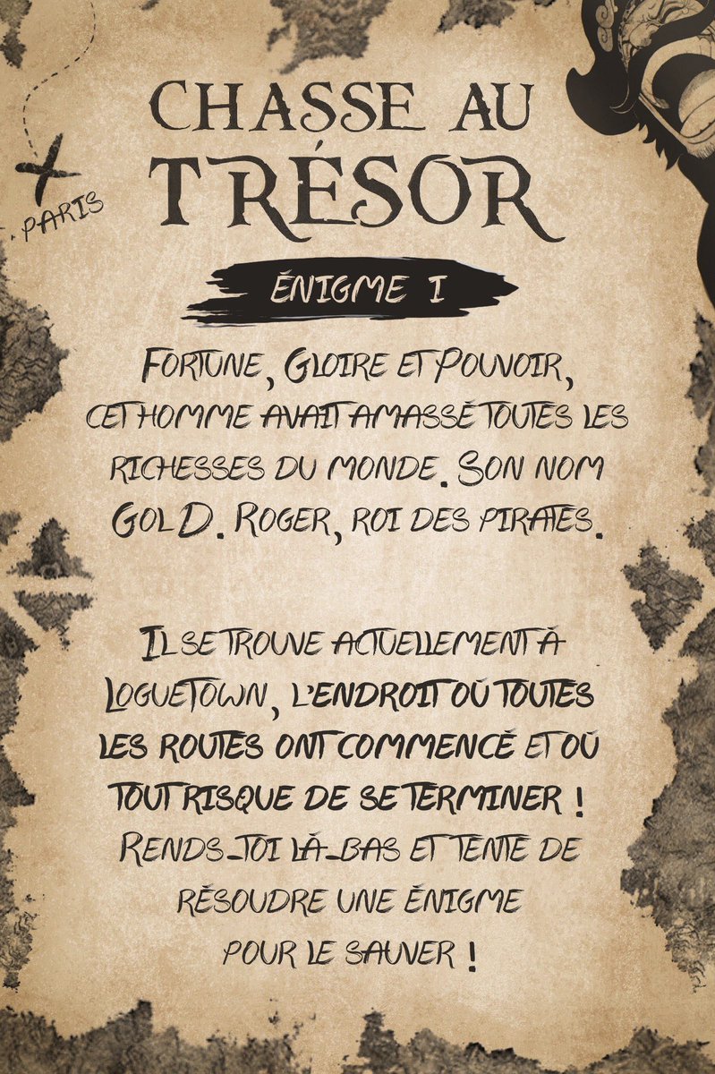 Kawamatsu95's tweet image. Énigme 1 : 

Trouve l’endroit de paris et l’énigme te sera envoyé

Indice : Zéro #ChasseautrésorOP