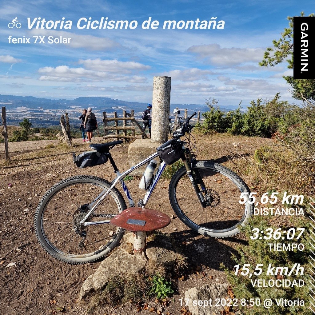 alavesjcg's tweet photo. #PedaleandoPorElMonte #AnilloVerde #MontesDeVitoria
#Palogan #Coladaberri #KaseroLoco #MTB
#Gravel #Ciclismo #Garmin
#Fenix7X #Specialized https://t.co/2vguwbObFa