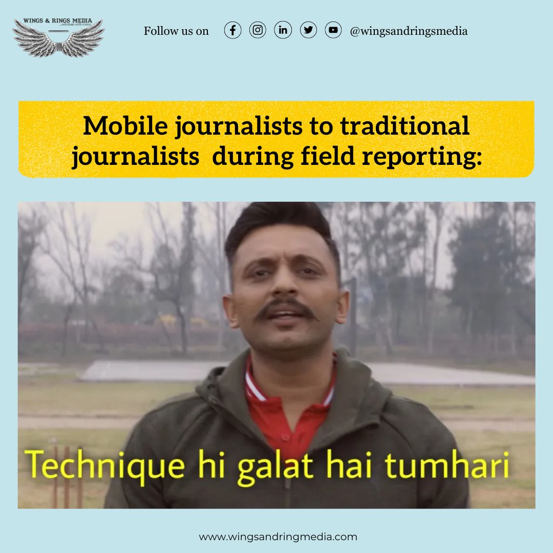 _wingsandrings_'s tweet image. Want to become a mobile journalism expert? Then join Wings &amp;amp; Rings Media Mojo Classes to make your field reporting techniques right ✅ 
For free registration, contact us at+91-9893299440 (Mr. Hitesh Kushwaha) #mobile #mobileexpert #journalism #journalist #classes #mojo #Contact