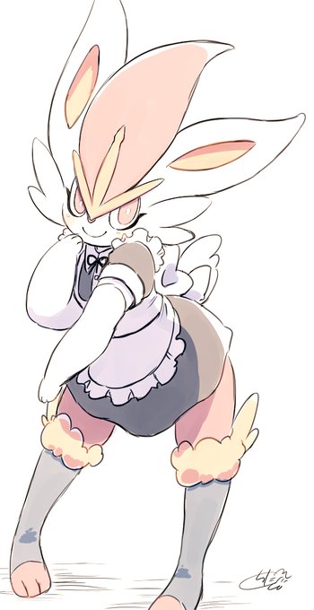 エースバーン(メイド服のすがた) 