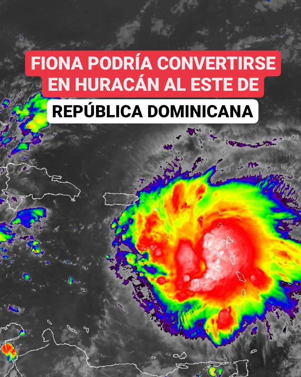 JeanSuriel's tweet image. 🔴ALERTA🔴
La Tormenta Tropical Fiona se ha mostrado más organizada en las últimas horas, mientras sigue moviéndose en aguas muy calientes del Mar Caribe, acercándose al sureste de Puerto Rico.

Sigue ⬇️