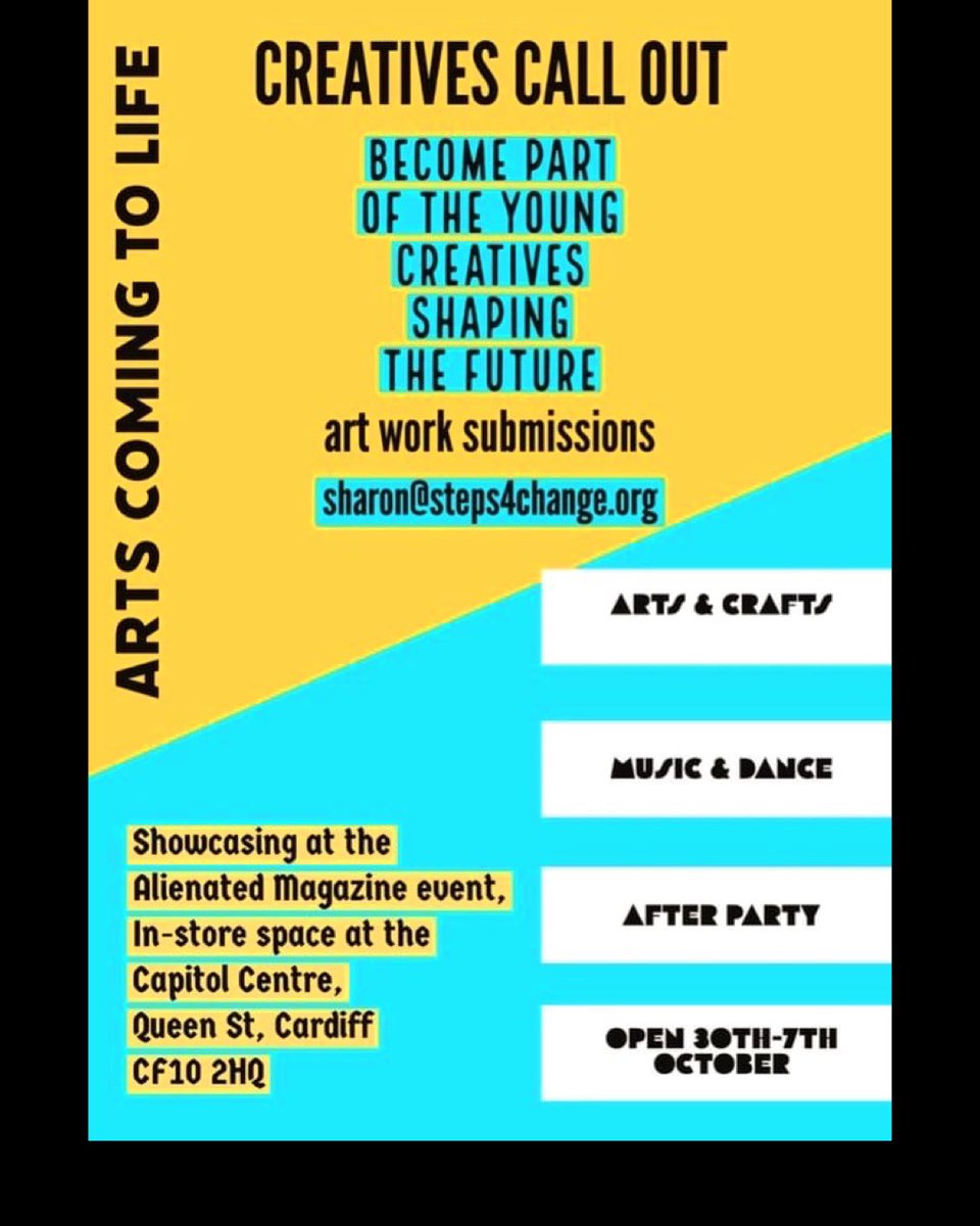 alienated_mag's tweet photo. Creatives Call Out for the Alienated Magazine event launch on the 30th of September! Please submit your work  by emailing sharon@ateps4change.org or message us directly. Many thanks https://t.co/eyj0gZvPxG