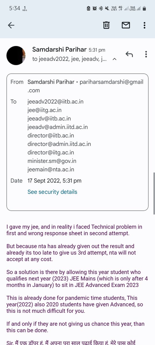 Bhav0111's tweet photo. #JEEAdvancedExtraAttempt
@narendramodi @dpradhanbjp @iitbombay @iitdelhi @IITGuwahati @DirectorIITG @IITBHU_Varanasi @aajtak @ABPNews @ZeeNews @DG_NTA @EduMinOfIndia https://t.co/hLoXKBazMa