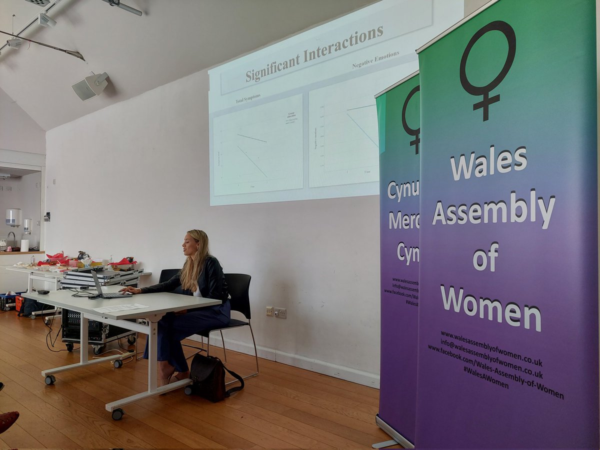Really interesting start to today's Wales Assembly of Women Audrey Jones Memorial Award conference hearing about interventions regarding symptom monitoring for menopausal women with Robin Andrews <a href="/MenoScientist/">Robin Andrews</a> from <a href="/UniSouthWales/">University of South Wales</a> #womenresearchWales